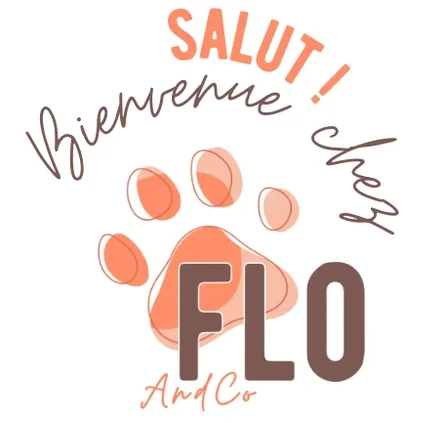 Logo Flo And Co - éducatrice et comportementaliste canin