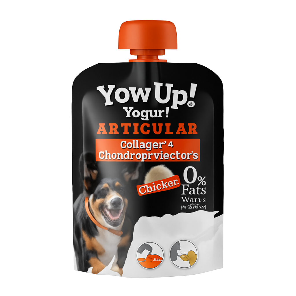 Yaourt YowUp! au poulet pour chien – soutien articulaire naturel